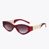 Chain Detail Temple Cat Eye Sunglasses - Lustreve