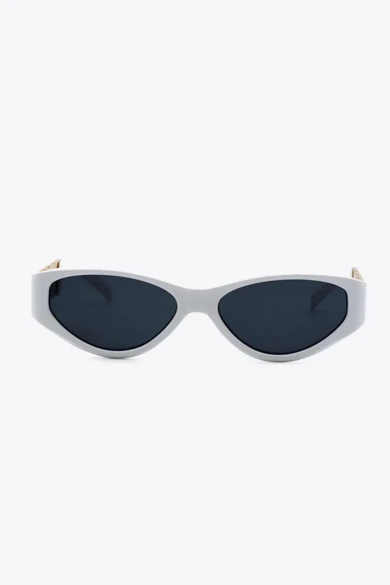 Chain Detail Temple Cat Eye Sunglasses - Lustreve