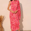 Chasing Petals One Sleeve Dress - Lustreve