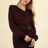 Crowned Kennedy Twist - Front Mini Dress - Lustreve