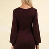Crowned Kennedy Twist - Front Mini Dress - Lustreve