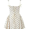 Cupid Sienna Polka - Flirt Fit & Flare Mini Dress - Lustreve