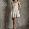 Cupid Sienna Polka - Flirt Fit & Flare Mini Dress - Lustreve