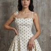 Cupid Sienna Polka - Flirt Fit & Flare Mini Dress - Lustreve