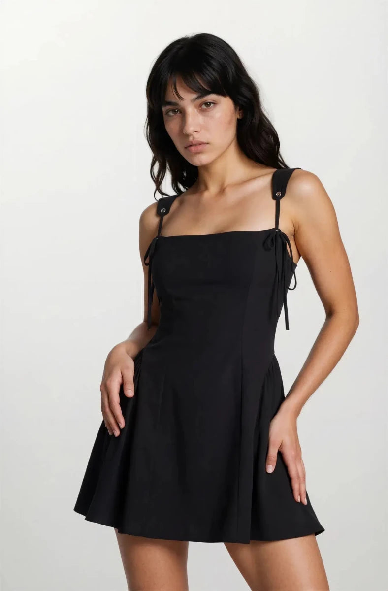 Cupid Sienna Polka - Flirt Fit & Flare Mini Dress - Lustreve