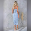 Sol Riley Strappy Denim Dress