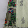 POL Printed Patchwork Embroidered Ruffled Skirt