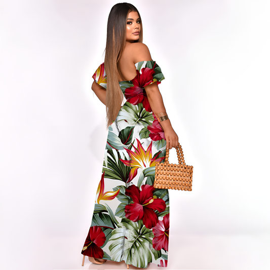 Hawaii Floral Twopiece Set