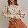 SO ME Mineral Wash Pintucked Corduroy Mini Flared Skirt