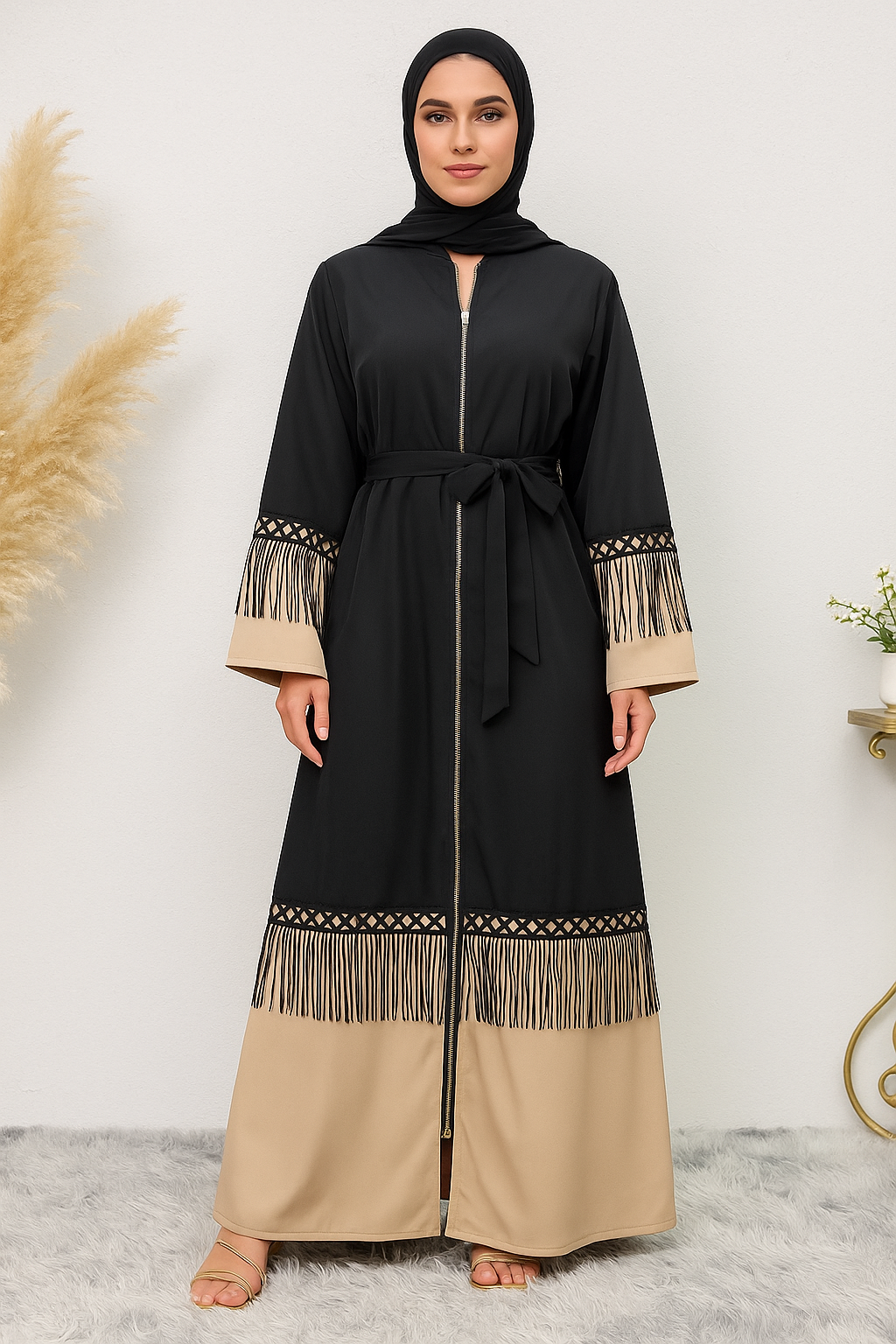 Robe Symphony à franges