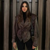 All-match Retro Leather Coat