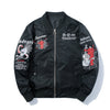 Turbo Embroidered  Flight  Jacket