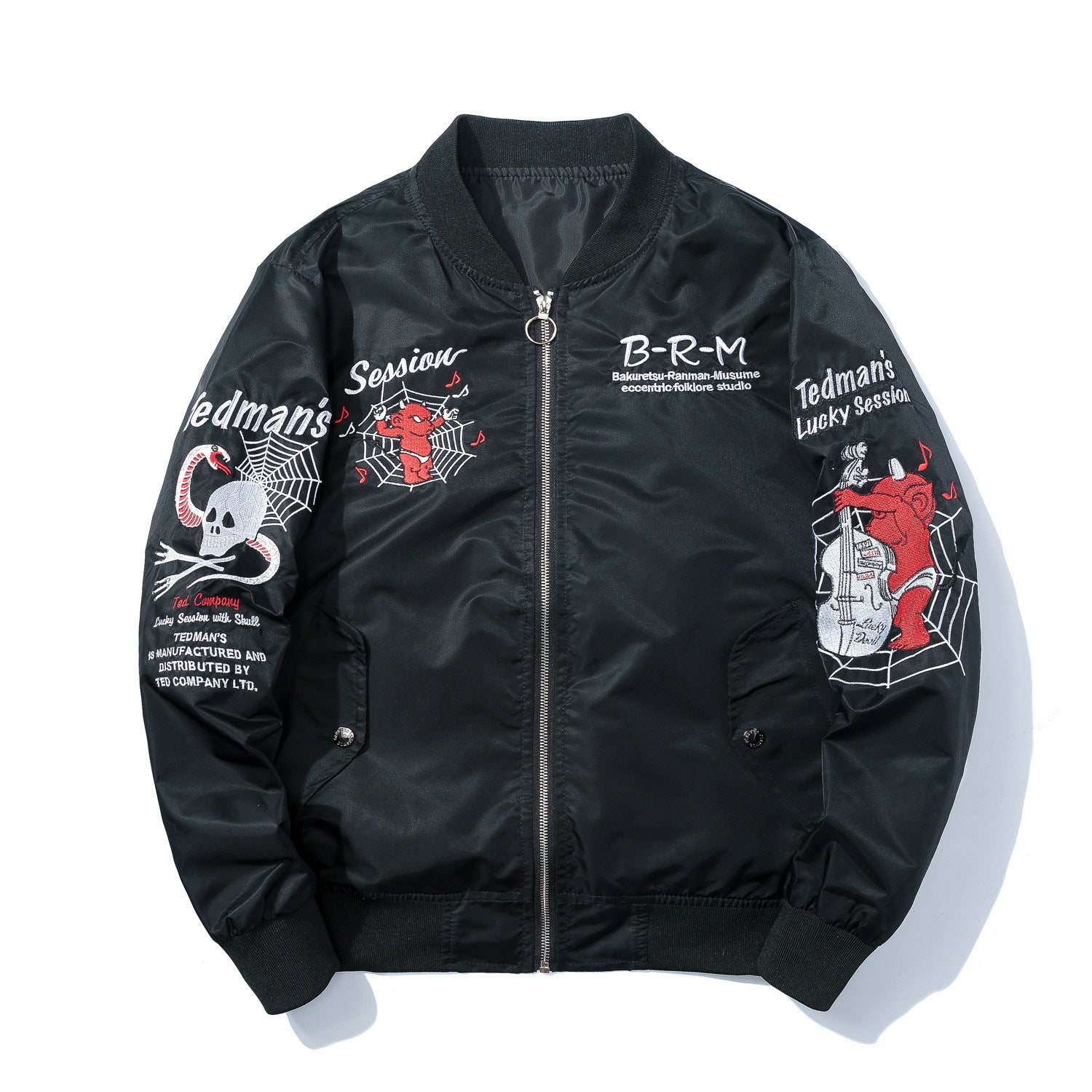 Turbo Embroidered  Flight  Jacket
