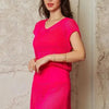 Davi & Dani Sleeveless V Neck Mesh Knit Cover Up Dress - Lustreve