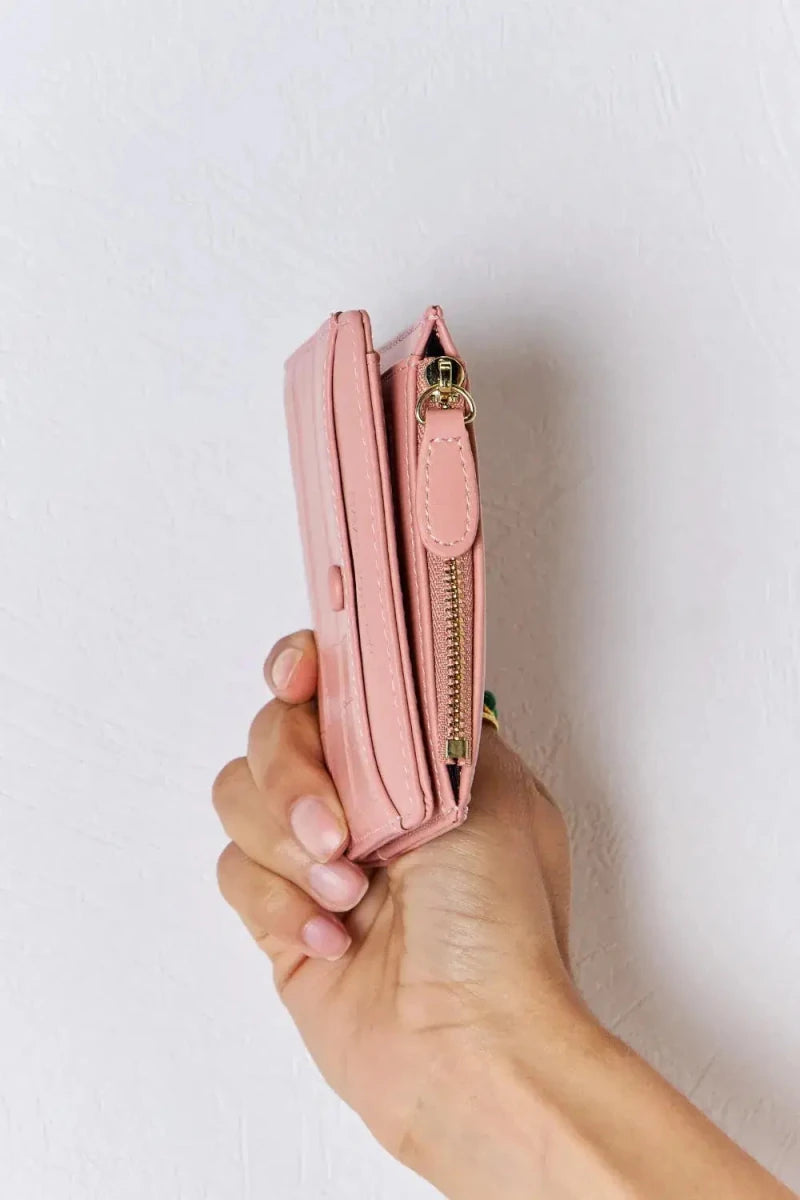 David Jones Texture PU Leather Mini Wallet - Lustreve