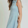 Umgee Collared Quarter Zip Tennis Dress