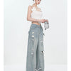 Nova Metallic Denim Trousers