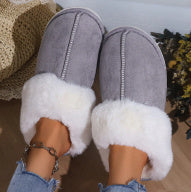 SuedeCotton Slippers"