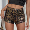 Leopard Print Bodycon Shorts