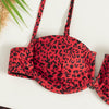 Wils Leopard Print 3-Piece Bikini Set