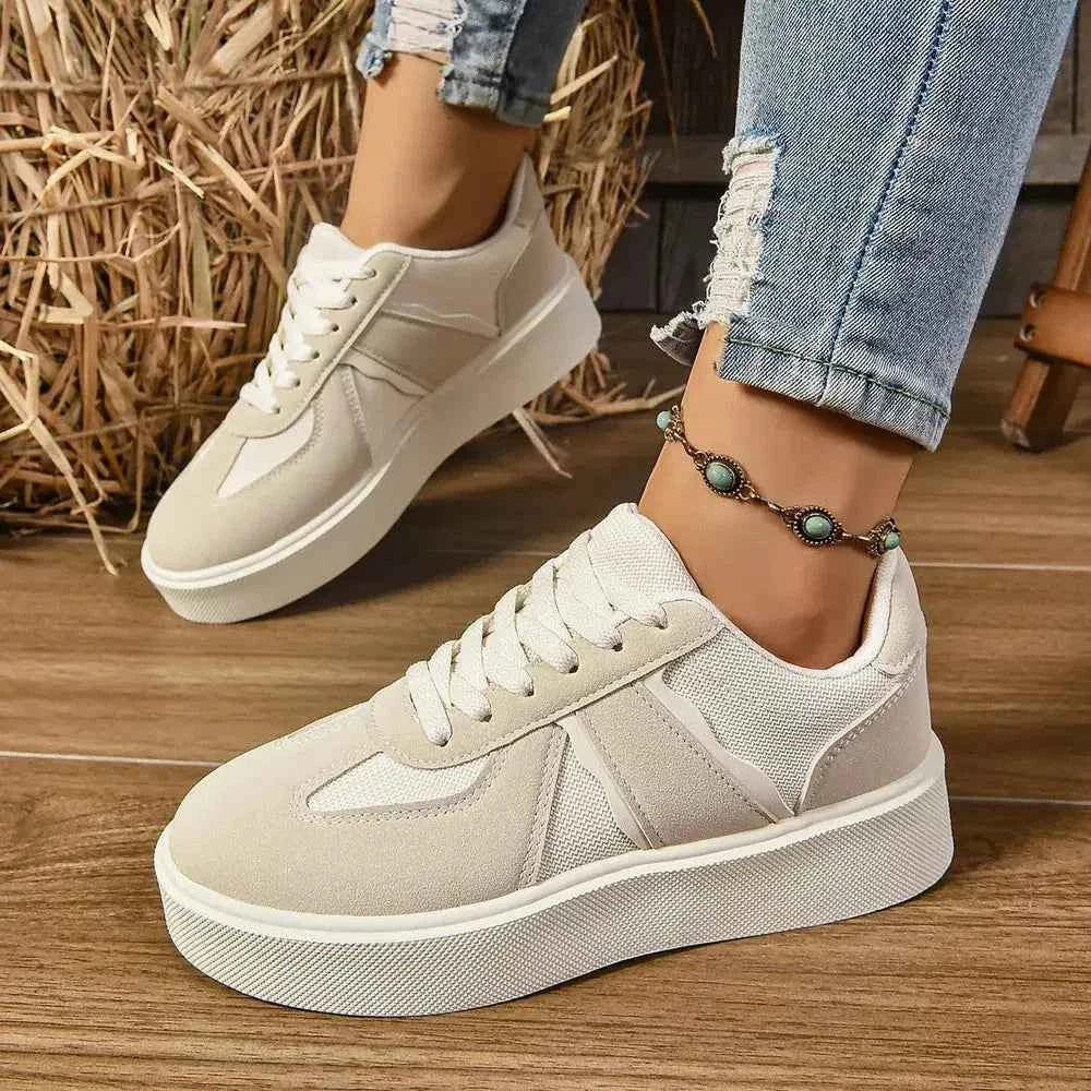 ContrastLace Sneakers"