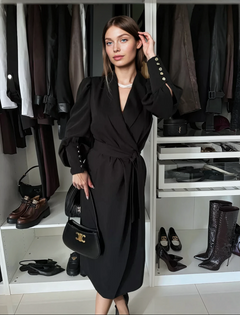 Essce Power Move Long Sleeve Office Dress