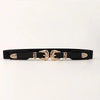 Double Buckle Elastic Belt - Lustreve