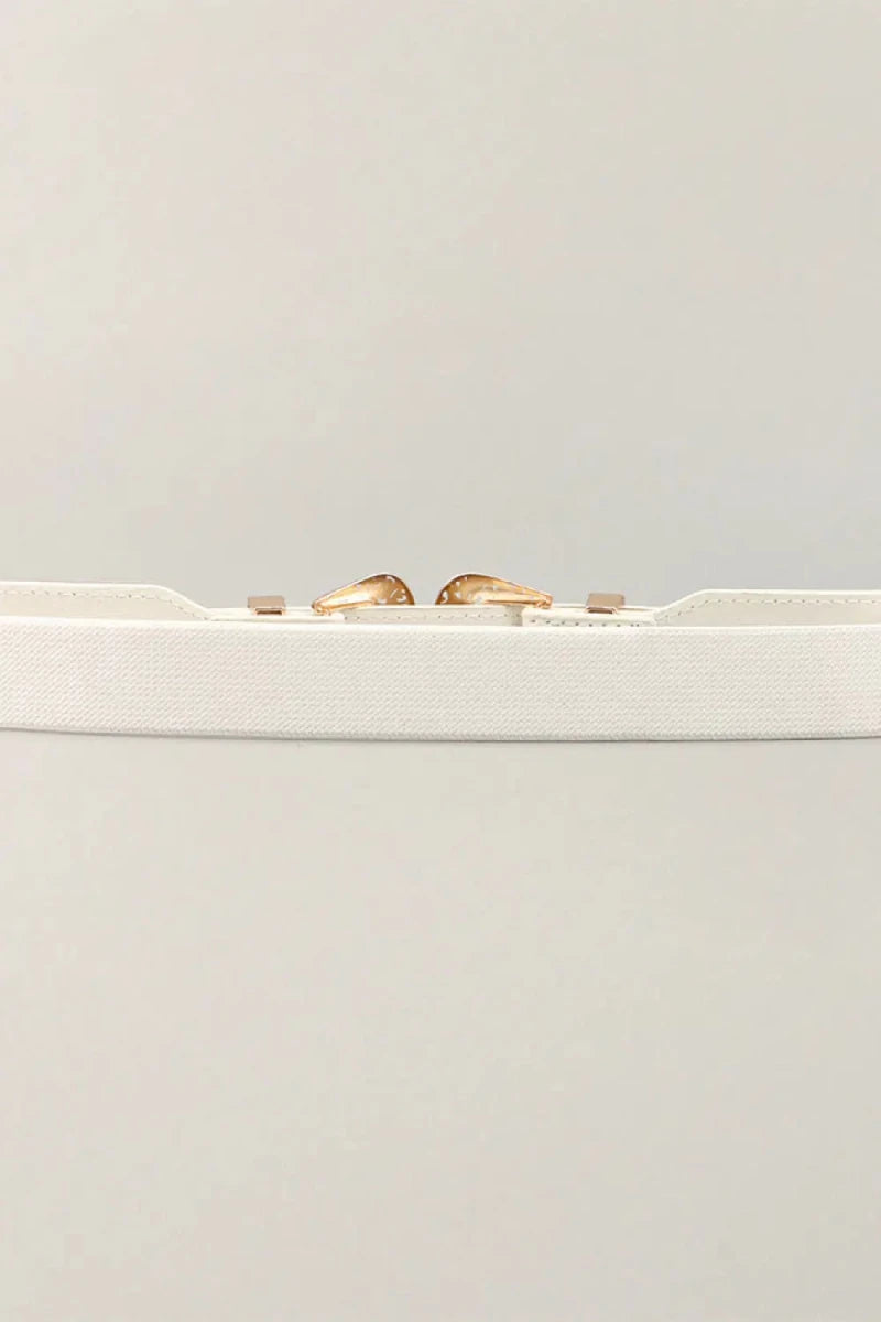 Double Buckle Elastic Belt - Lustreve