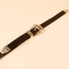 Double Buckle PU Leather Belt - Lustreve