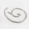 Double Layered Iron Chain Belt with Lock Charm - Lustreve