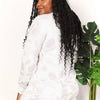 Double Take Floral Long Sleeve Top and Shorts Loungewear Set - Lustreve