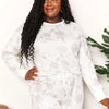 Double Take Floral Long Sleeve Top and Shorts Loungewear Set - Lustreve