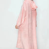 Double Take Full Size Pocketed Hooded Midi Lounge Dress - Lustreve