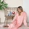 Double Take Full Size Pocketed Hooded Midi Lounge Dress - Lustreve