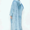 Double Take Full Size Pocketed Hooded Midi Lounge Dress - Lustreve