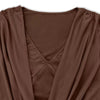 Draped in Elegance V - Neck Bodycon Mini Dress - Lustreve