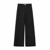 Elegant High-Waist Tailored Wide-Leg Trousers