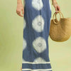 Umgee Abstract Border Print Wide Leg Pants