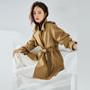 Elegant Short Trench Coat