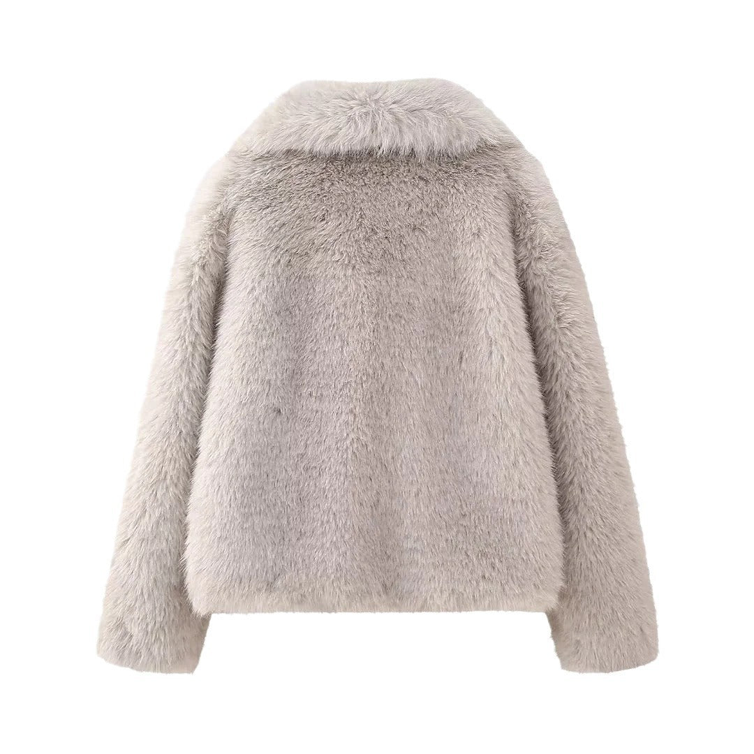Socialite  Fur Mink-like Coat