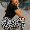 Fun Cow Print Yoga Pants