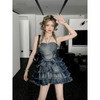 Robe mini en jean Worbae Millennium Tube Top