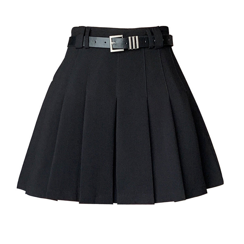 Jhannie Faltenminirock mit Gürtel 