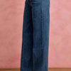 SO ME Seam Detail Mid Rise Stretch Denim Jeans