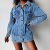 Buttoned Up Babe Denim Mini Dress