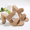 Square Heat Heels