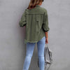 Distressed Drop Shoulder Denim Jacket