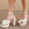 Bow Platform Heels