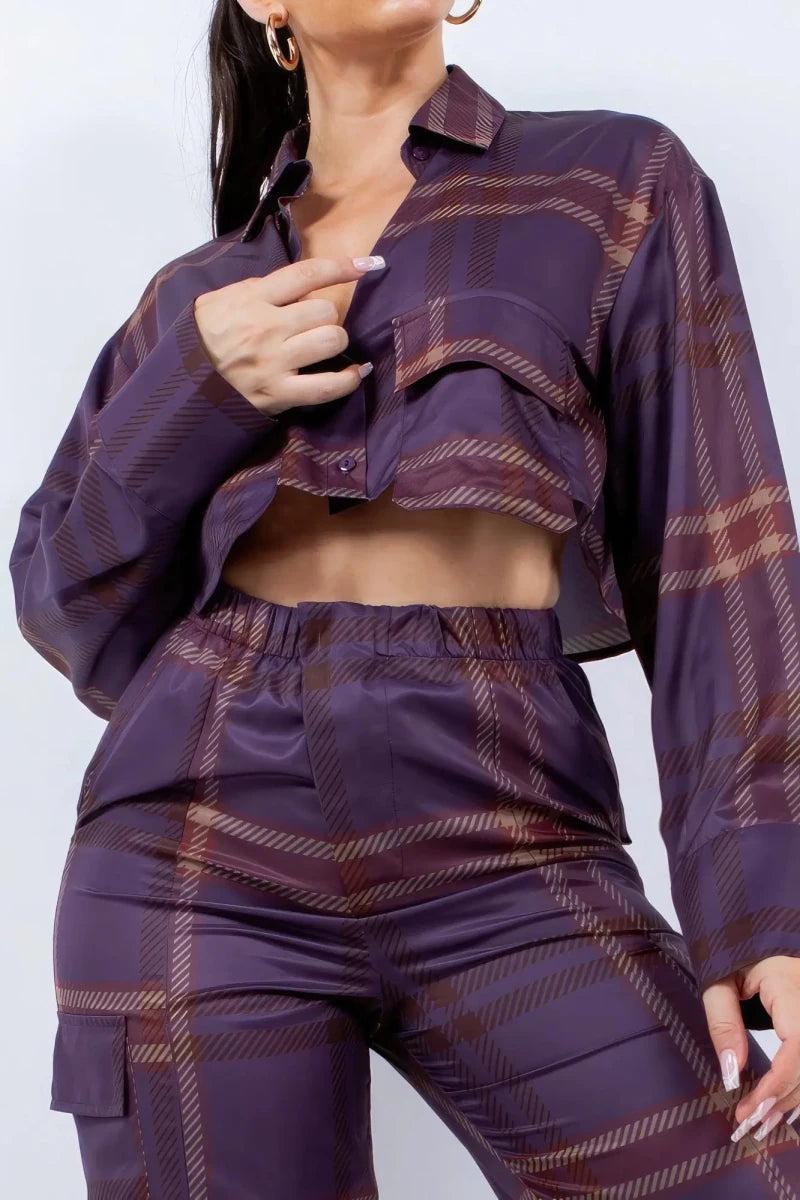 Easy Days Shirt & Cargo Pants Set - Lustreve
