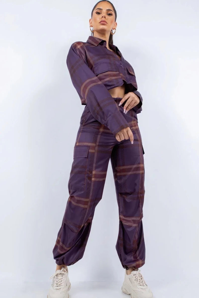 Easy Days Shirt & Cargo Pants Set - Lustreve